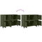 vidaXL Sideboard Olive Green 100.5x39x72 cm Steel