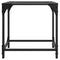 vidaXL Coffee Table with Transparent Glass Top 40x40x40 cm Steel