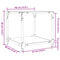 vidaXL Coffee Table with Black Glass Top 40x40x40 cm Steel