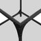 vidaXL Coffee Table with Transparent Glass Top 50x50x40 cm Steel