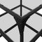 vidaXL Coffee Table with Transparent Glass Top 40x40x45 cm Steel