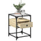 vidaXL Bedside Cabinet Sonoma Oak 40x40x55 cm Engineered Wood
