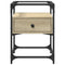vidaXL Bedside Cabinet Sonoma Oak 40x40x55 cm Engineered Wood