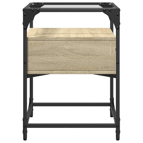 vidaXL Bedside Cabinet Sonoma Oak 40x40x55 cm Engineered Wood