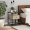 vidaXL Bedside Cabinet Sonoma Oak 40x40x55 cm Engineered Wood