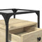 vidaXL Bedside Cabinets 2 pcs Sonoma Oak 40x40x55 cm Engineered Wood