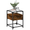 vidaXL Bedside Cabinets 2 pcs Smoked Oak 40x40x55 cm Engineered Wood
