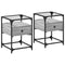 vidaXL Bedside Cabinets 2 pcs Gery Sonoma 40x40x55 cm Engineered Wood
