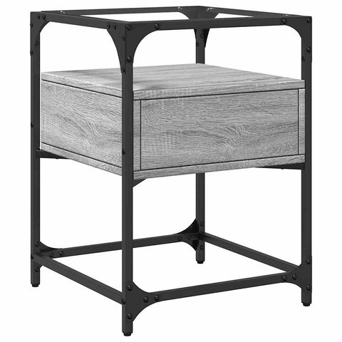 vidaXL Bedside Cabinets 2 pcs Gery Sonoma 40x40x55 cm Engineered Wood