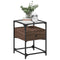 vidaXL Bedside Cabinet Brown Oak 40x40x55 cm Engineered Wood