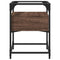vidaXL Bedside Cabinet Brown Oak 40x40x55 cm Engineered Wood