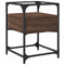 vidaXL Bedside Cabinet Brown Oak 40x40x55 cm Engineered Wood