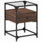 vidaXL Bedside Cabinets 2 pcs Brown Oak 40x40x55 cm Engineered Wood