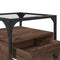 vidaXL Bedside Cabinets 2 pcs Brown Oak 40x40x55 cm Engineered Wood