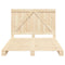 vidaXL Bed Frame without Mattress with Headboard 160x200 cm Solid Wood