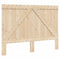 vidaXL Bed Frame without Mattress with Headboard 160x200 cm Solid Wood