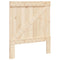 vidaXL Bed Frame without Mattress  Grey 90x200 cm Solid Wood Pine