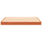 vidaXL Bed Frame without Mattress Wax Brown 120x190 cm Small Double Solid Wood Pine
