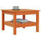 vidaXL Coffee Table Wax Brown 55x55x40 cm Solid Wood Pine