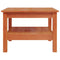 vidaXL Coffee Table Wax Brown 55x55x40 cm Solid Wood Pine