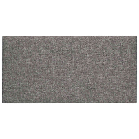vidaXL Wall Headboard 12 pcs Light Grey 30 x 15 cm Fabric