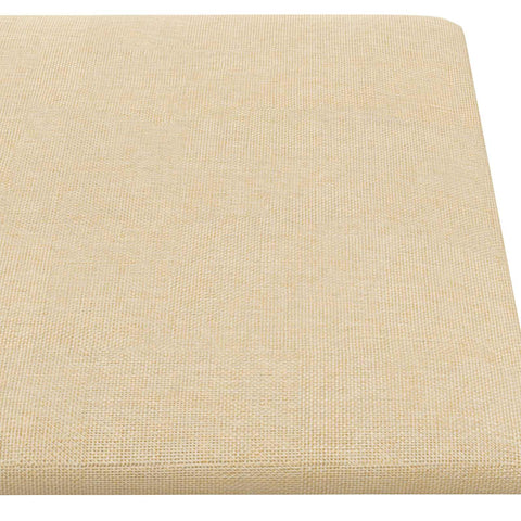 vidaXL Wall Headboard 12 pcs Cream 60 x 30 cm Fabric