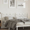 vidaXL Metal Headboard White 180 cm