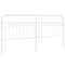 vidaXL Metal Headboard White 193 cm