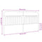 vidaXL Metal Headboard White 193 cm