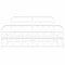 vidaXL Metal Bed Frame without Mattress with Footboard White 183x213cm