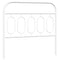 vidaXL Metal Headboard White 107 cm