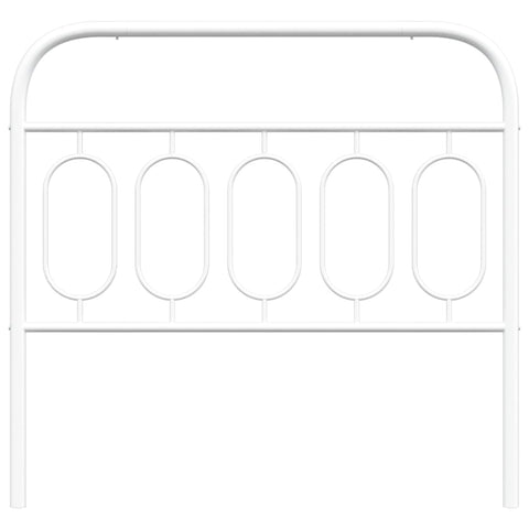 vidaXL Metal Headboard White 107 cm