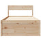 vidaXL Bed Frame without Mattress 90x200 cm Solid Wood Pine