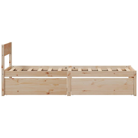 vidaXL Bed Frame without Mattress 90x200 cm Solid Wood Pine