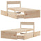 vidaXL Bed Frame without Mattress 90x200 cm Solid Wood Pine