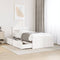 vidaXL Bed Frame without Mattress White 90x190 cm Single Solid Wood Pine