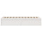 vidaXL Bed Frame without Mattress White 100x200 cm Solid Wood Pine
