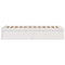 vidaXL Bed Frame without Mattress White 90x190 cm Single Solid Wood Pine