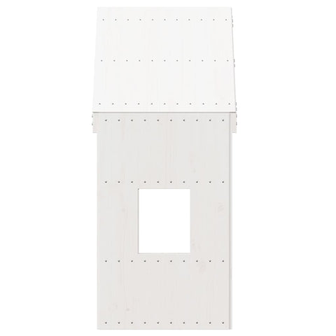 vidaXL Kids' Bed Roof White 60x99x139.5 cm Solid Wood Pine