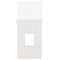 vidaXL Kids' Bed Roof White 60x99x139.5 cm Solid Wood Pine
