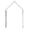 vidaXL Kids' Bed Roof White 60x99x139.5 cm Solid Wood Pine