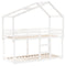 vidaXL Kids' Bed Roof White 213x85.5x144.5 cm Solid Wood Pine
