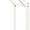 vidaXL Kids' Bed Roof White 213x85.5x144.5 cm Solid Wood Pine