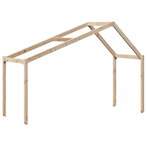 vidaXL Kids' Bed Roof 203x95.5x142 cm Solid Wood Pine