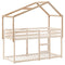 vidaXL Kids' Bed Roof 203x95.5x142 cm Solid Wood Pine