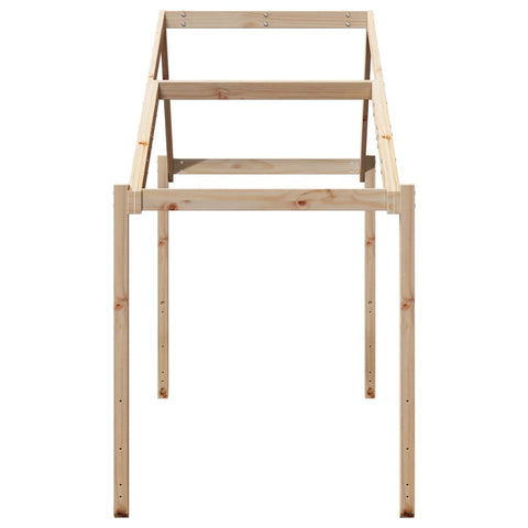 vidaXL Kids' Bed Roof 203x95.5x142 cm Solid Wood Pine