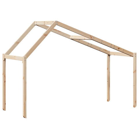 vidaXL Kids' Bed Roof 203x95.5x142 cm Solid Wood Pine
