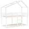 vidaXL Kids' Bed Roof White 203x80.5x142 cm Solid Wood Pine