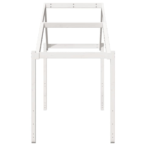 vidaXL Kids' Bed Roof White 203x80.5x142 cm Solid Wood Pine