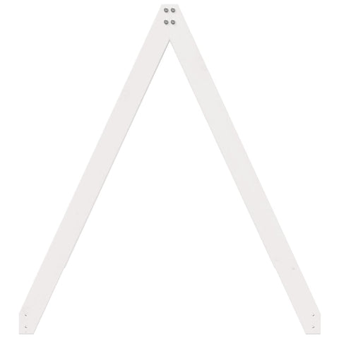 vidaXL Kids' Bed Roof White 209x95.5x88 cm Solid Wood Pine